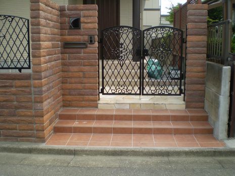 【蓮田市】　広い庭を有効活用したエクステリア NO.151