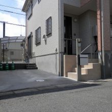 岩田治療院様の駐車場と玄関先に注目 NO.213の施工写真3