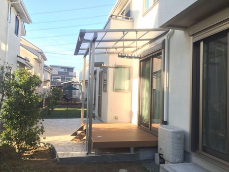 【久喜市】　ウッドデッキとテラスでいこいの場所に NO.370