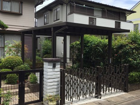 埼玉県のカーポート　カーポートを設置いたしました。NO.307