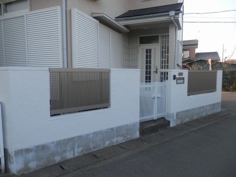 【白岡市】　塀をリフォーム NO.416