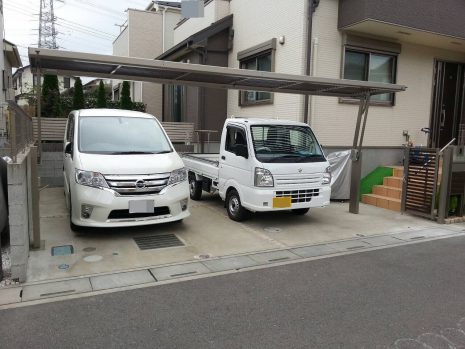 埼玉県桶川市　電動跳ね上げ門扉 NO.353