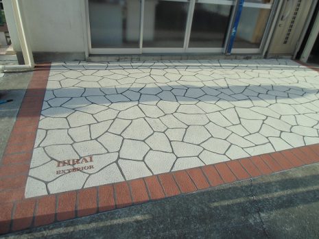 埼玉県幸手市　スプレーコンクリートで化粧づけ NO.261