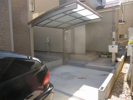埼玉県のカーポート　駐車場リフォームしました NO.54