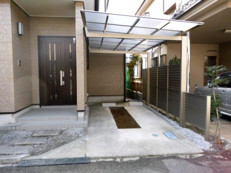 【久喜市】　光が差し込む明るいカーポート NO.250