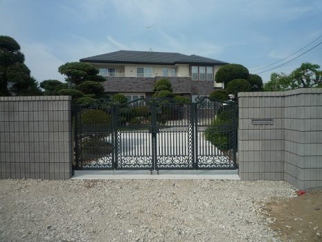 【久喜市】　広い敷地のエクステリア NO.155