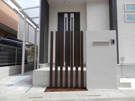 【久喜市】　門袖はシンプルでかっこよく NO.195