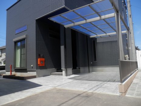 埼玉県さいたま市　新築外構はスタイリッシュな感じで NO.439