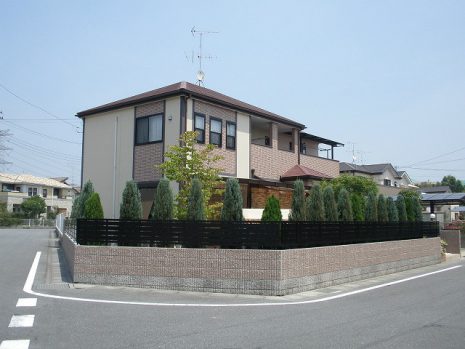 埼玉県加須市　植栽を撤去してフェンスを施工 NO.112