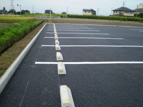【久喜市】　病院の駐車場の舗装が完成しました NO.165