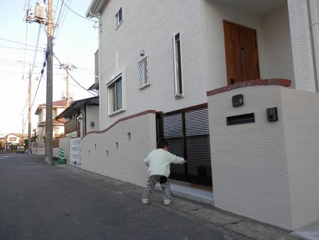 埼玉県幸手市　シンプルでかわいい門まわり NO.179