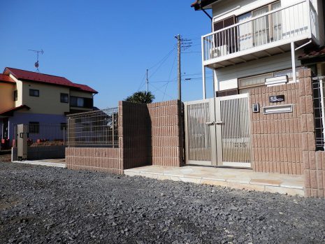 【白岡市】　オープン外構をクローズ外構へリフォーム NO.181