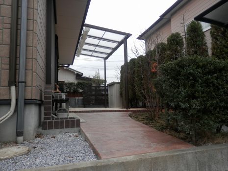 【久喜市】　テラスはパーゴラ風にリフォーム NO.367