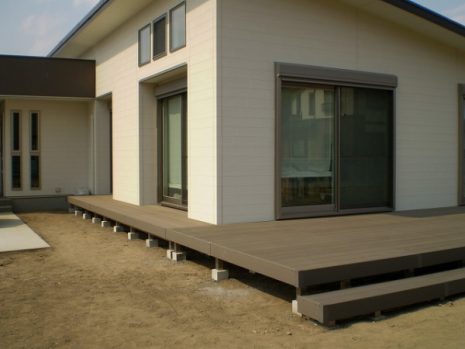 埼玉県杉戸町　ウッドデッキでぐるり NO.22