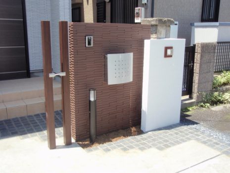 【久喜市】　毎日帰るのが楽しくなる門塀 NO.41