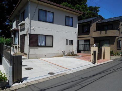 埼玉県さいたま市　門塀を壊してすっきり門まわり NO.456