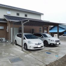 水平式カーポート NO.463の施工写真メイン