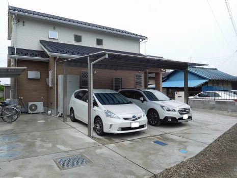埼玉県のカーポート　水平式カーポート NO.463