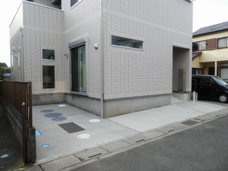 埼玉県春日部市　土間コンクリートで回りを施工致しました NO.492