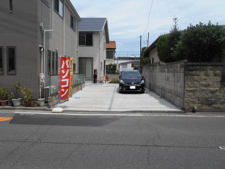 埼玉県さいたま市　駐車場工事とスタンプコンクリート施工 NO.647