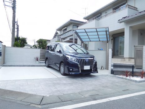 埼玉県越谷市　展示場のようなエクステリア NO.651