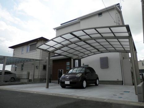埼玉県のカーポート　門まわりと駐車場工事 NO.659