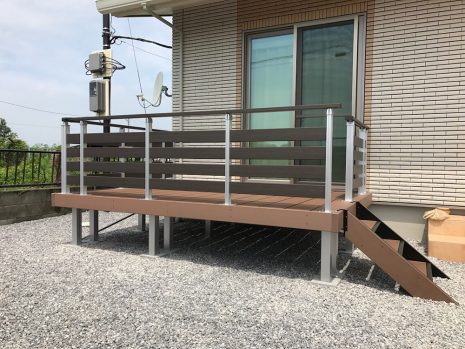 埼玉県羽生市　ウッドデッキとフェンス NO.696