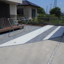 花壇と雑草対策 NO.675の施工写真メイン