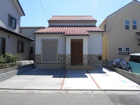 埼玉県越谷市　暖かいイメージのエクステリア NO.722