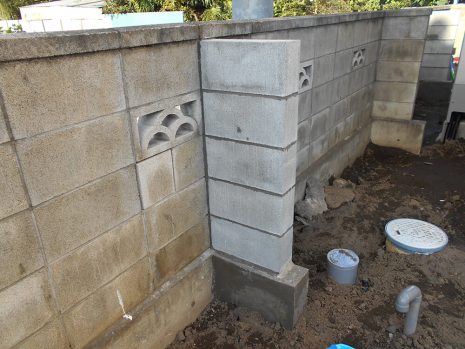 埼玉県さいたま市　控えブロックを施工 NO.721