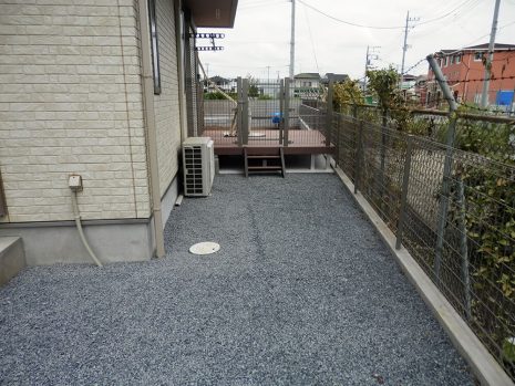 埼玉県宮代町　愛犬の為のフェンス施工 NO.704