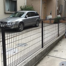 境界にメッシュフェンス NO.739の施工写真メイン