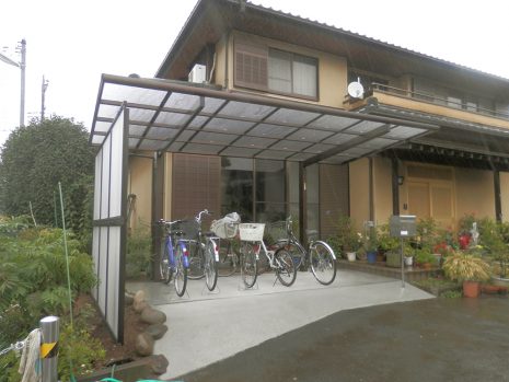 【久喜市】 カーポートをサイクルポート代わりに NO.743