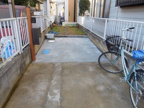埼玉県越谷市　駐車場の土間拡大 NO.784
