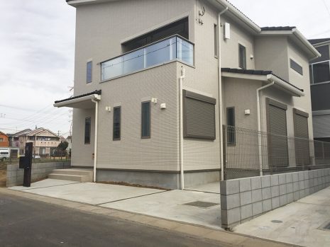 埼玉県上尾市 機能式門柱でナチュラル感を NO.810