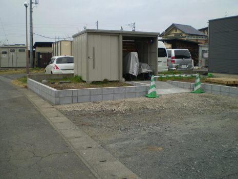 【久喜市】　土留めして整地いたしました。NO.830