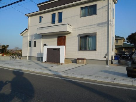 埼玉県さいたま市 オープン外構の中の門袖 NO.838
