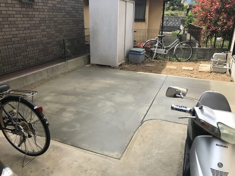 埼玉県さいたま市　駐車場を奥まで延長 NO.846