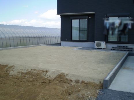 埼玉県のカーポート　敷地が大きい外構は NO.856