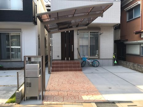 埼玉県のカーポート　コンパクトにまとめました NO.887