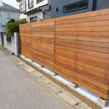 セランガンバツの目隠しフェンス NO.936の施工写真メイン