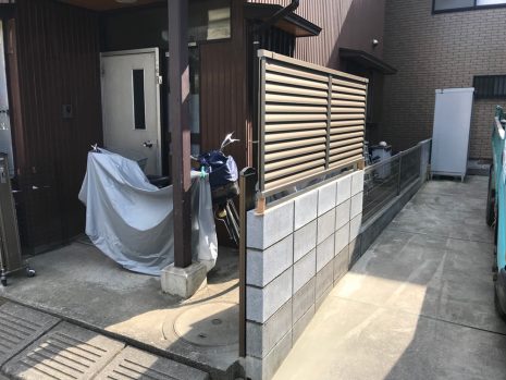 埼玉県越谷市　目隠しフェンス シャトレナ NO.938