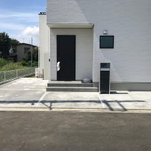 駐車場に白玉砂利目地 NO.948の施工写真メイン