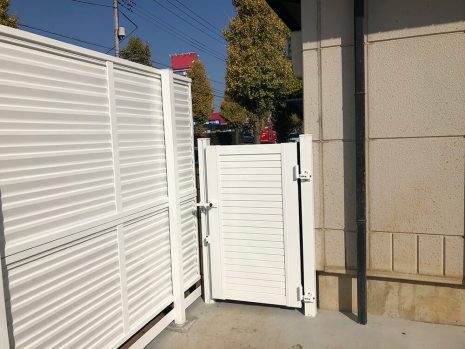 【久喜市】　目隠しフェンスをリニューアル NO.1018