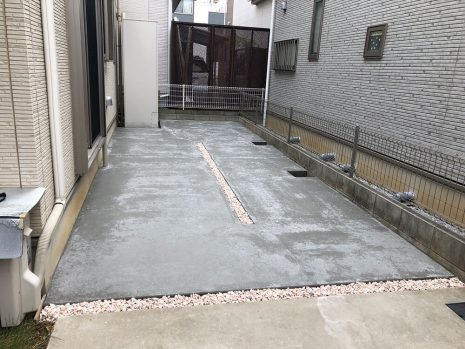 埼玉県草加市　お庭を駐車場に NO.1023