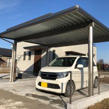 カーポートは耐久性重視 NO.1032の施工写真メイン
