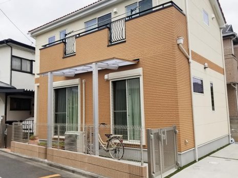 埼玉県川越市　セミクローズ外構へ変更 NO.1070