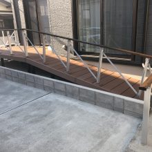 バリアフリーのウッドデッキ NO.1080の施工写真メイン