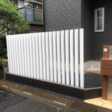 白い汎用部材でアクセント NO.1098の施工写真メイン