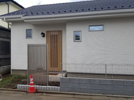 埼玉県所沢市　ブロック･フェンスと目隠しスクリーン NO.1188